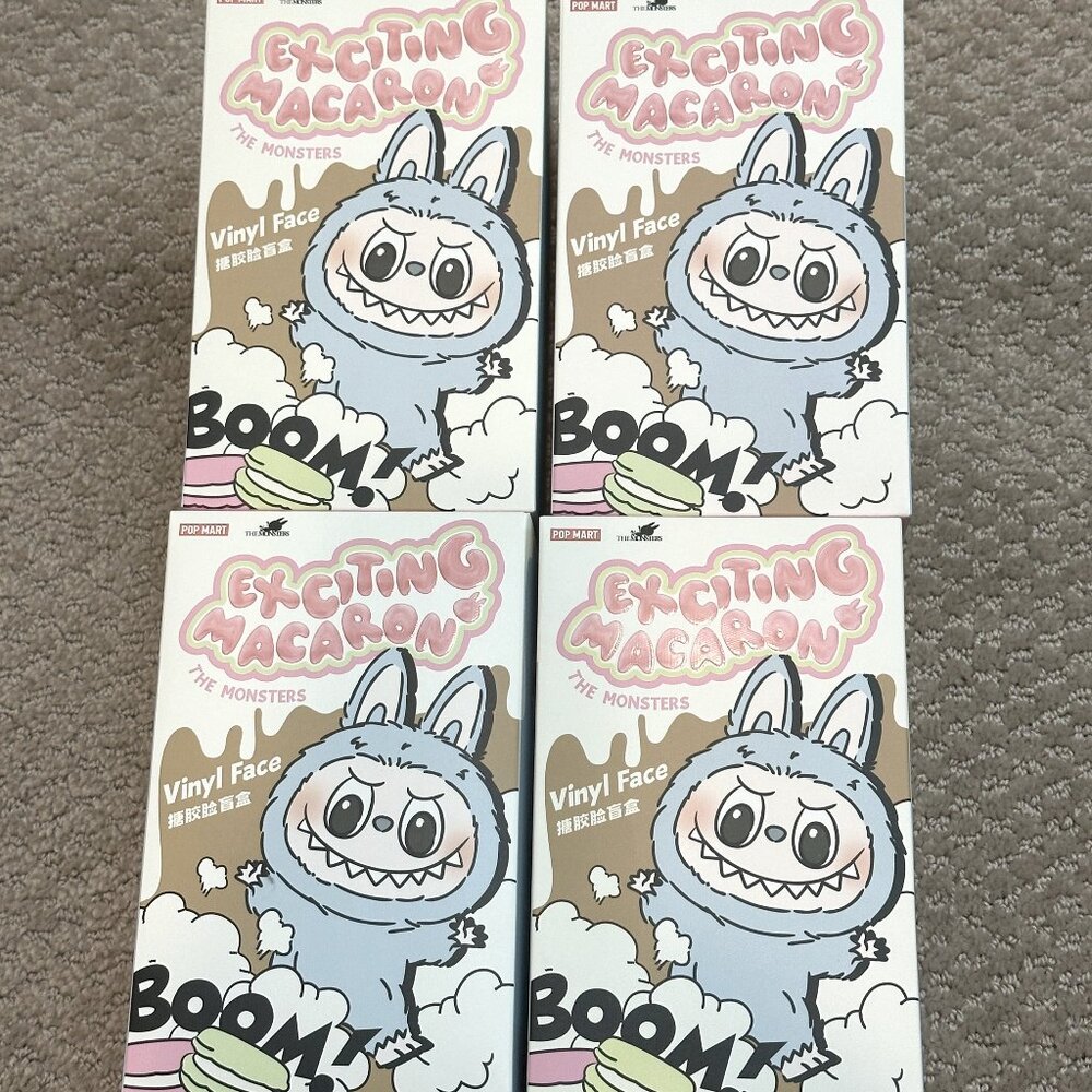 NIB LABUBU THE MONSTERS - Exciting Macaron Blind Box (1 BOX) NEVER OPENEND